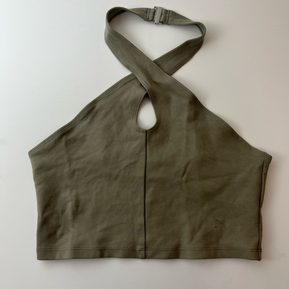 Aritzia Sunday Best AMIE TANK (Dry Basil Green)